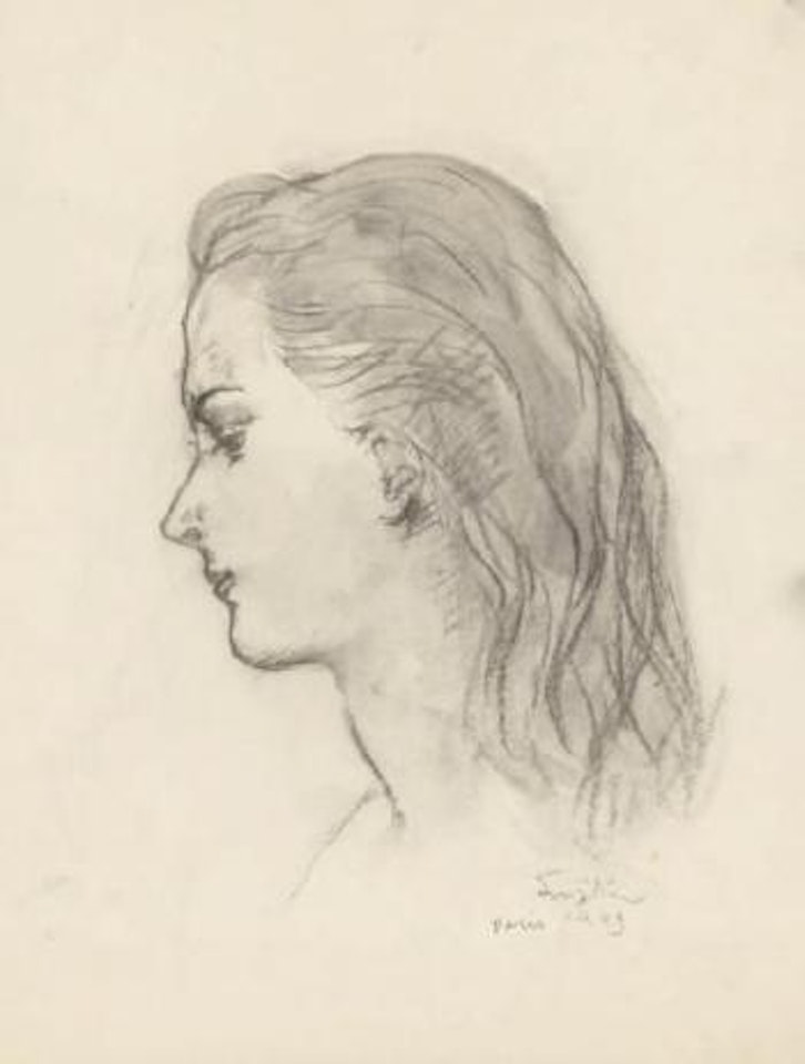 Jeune fille by Leonard Tsuguharu Foujita