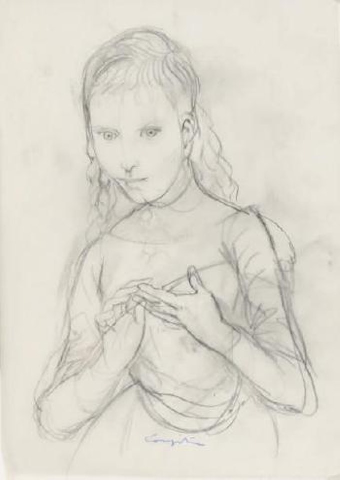 Concentration by Leonard Tsuguharu Foujita