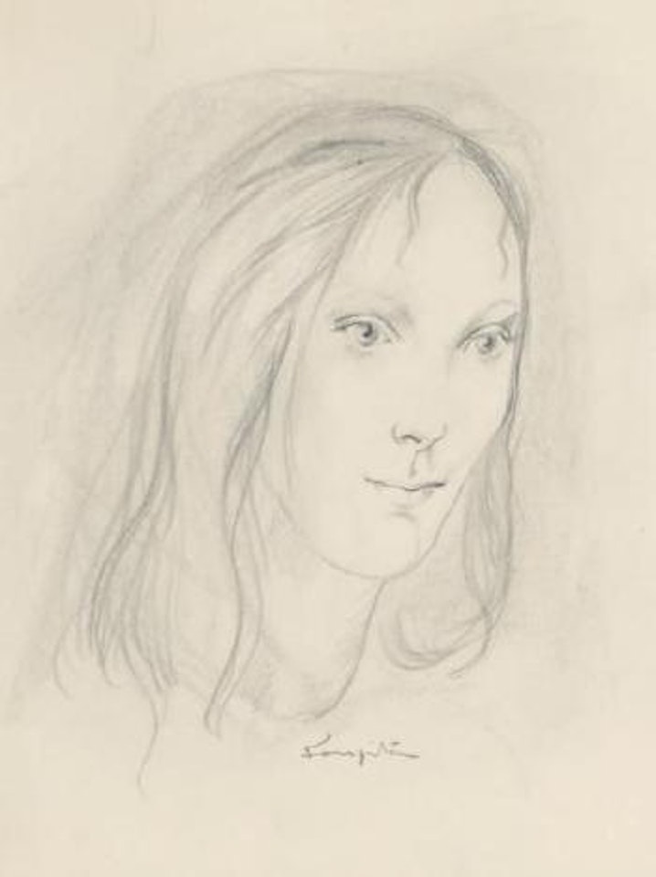 Visage de jeune fille by Leonard Tsuguharu Foujita