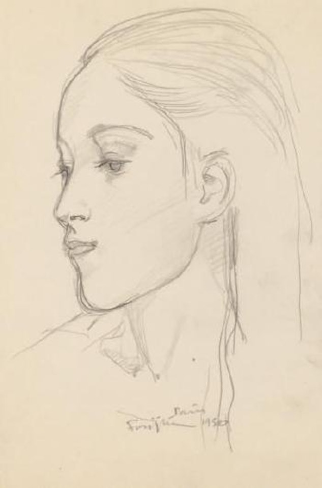 Jeune femme fière by Leonard Tsuguharu Foujita