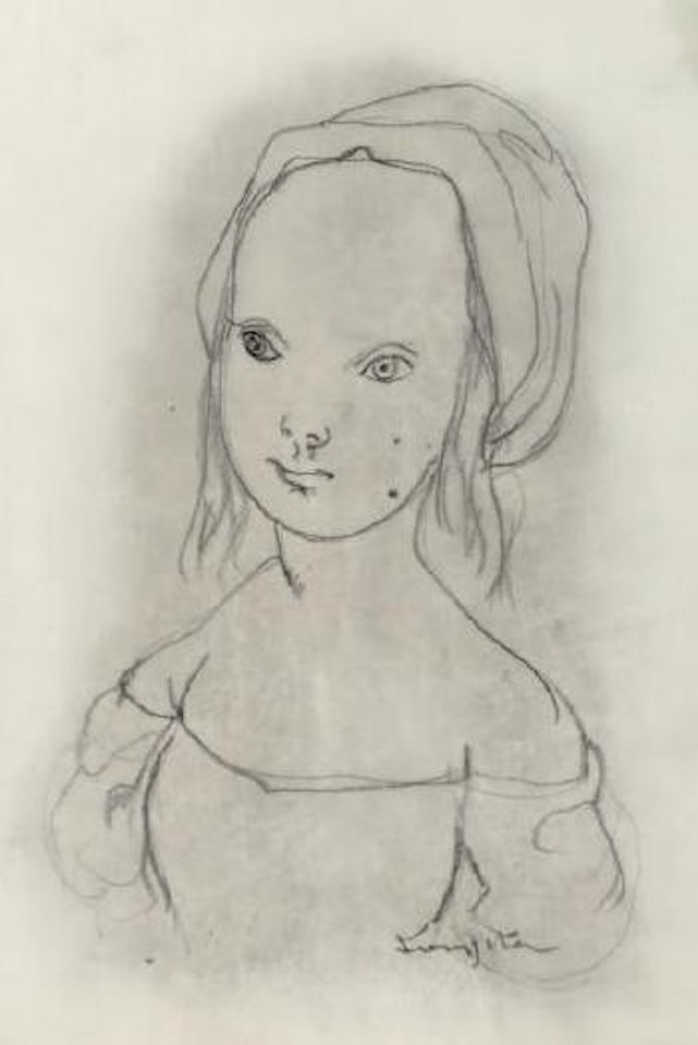 Jeune femme by Leonard Tsuguharu Foujita