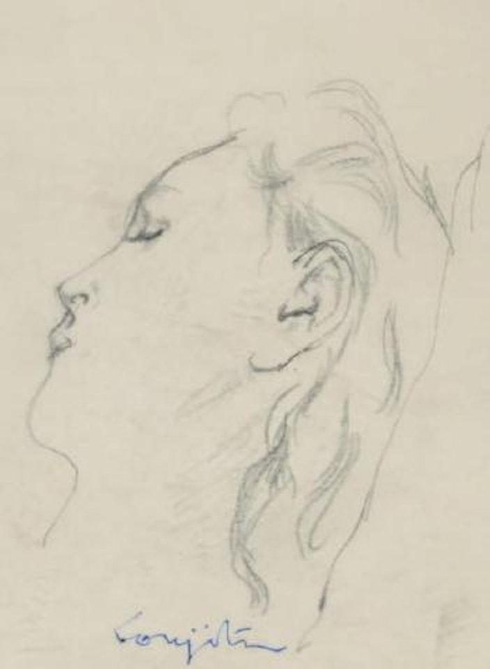 Visage endormi by Leonard Tsuguharu Foujita