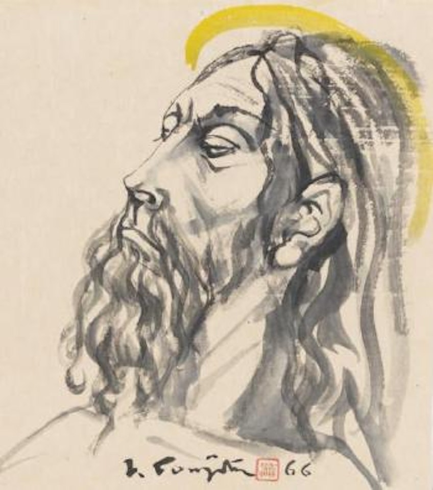 Le Christ auréolé by Leonard Tsuguharu Foujita