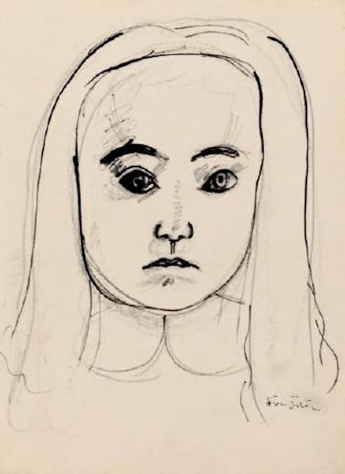 Petite fille by Leonard Tsuguharu Foujita