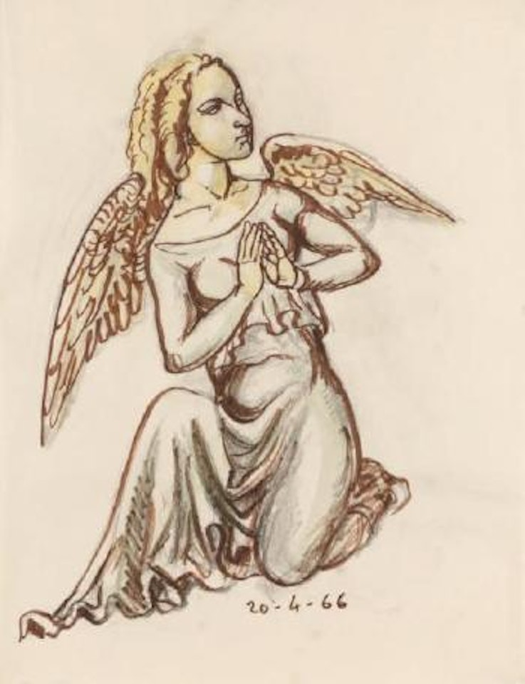 L'ange by Leonard Tsuguharu Foujita