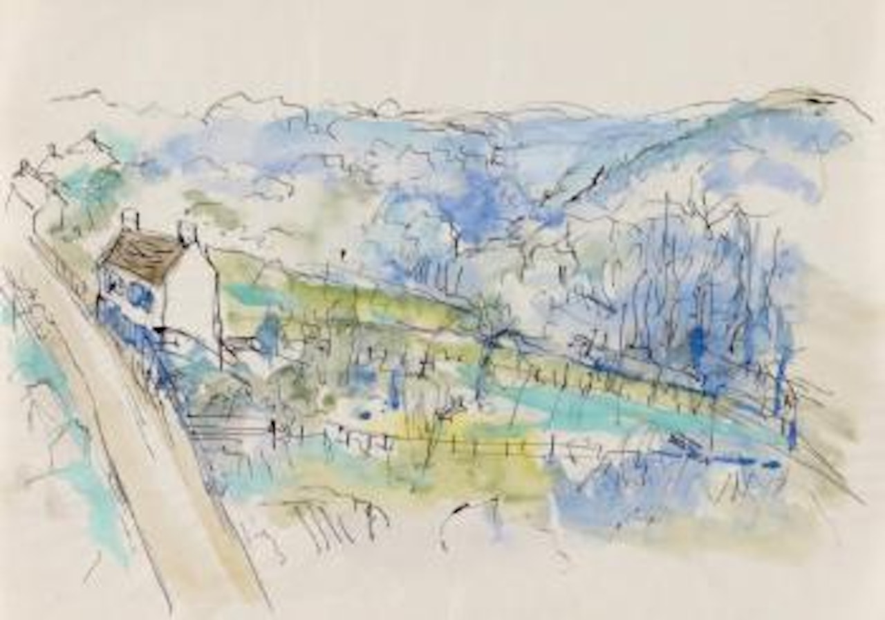 Paysage by Leonard Tsuguharu Foujita