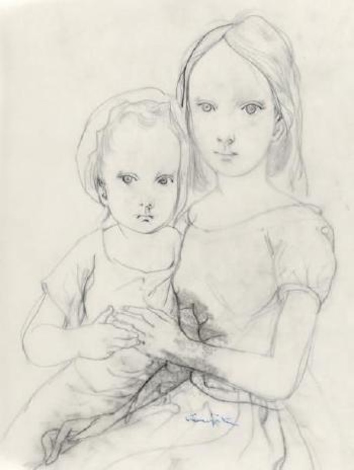 Les deux amies by Leonard Tsuguharu Foujita