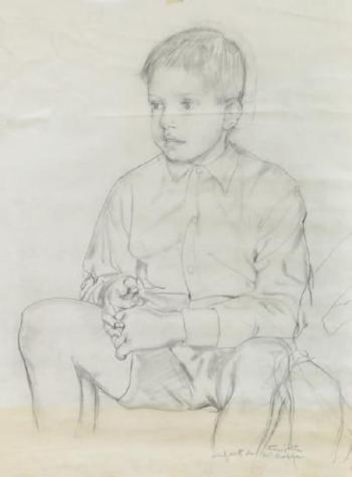 Enfant de Mr Corre by Leonard Tsuguharu Foujita