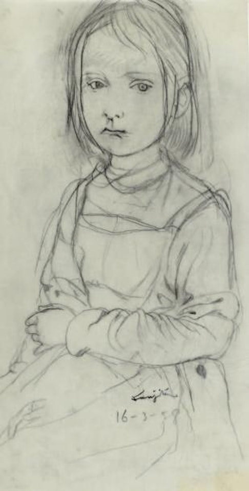La boudeuse by Leonard Tsuguharu Foujita