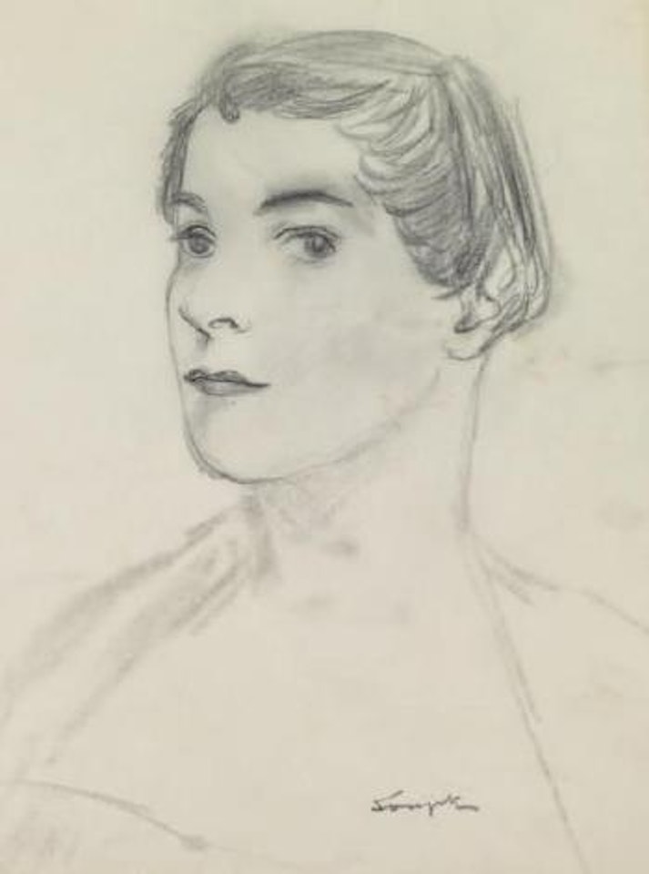 Portrait de femme by Leonard Tsuguharu Foujita