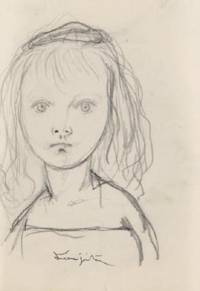 Petite fille by Leonard Tsuguharu Foujita