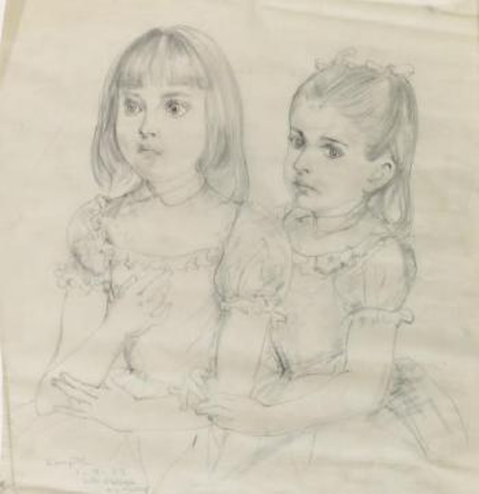Mademoiselle Arteaga et son amie by Leonard Tsuguharu Foujita
