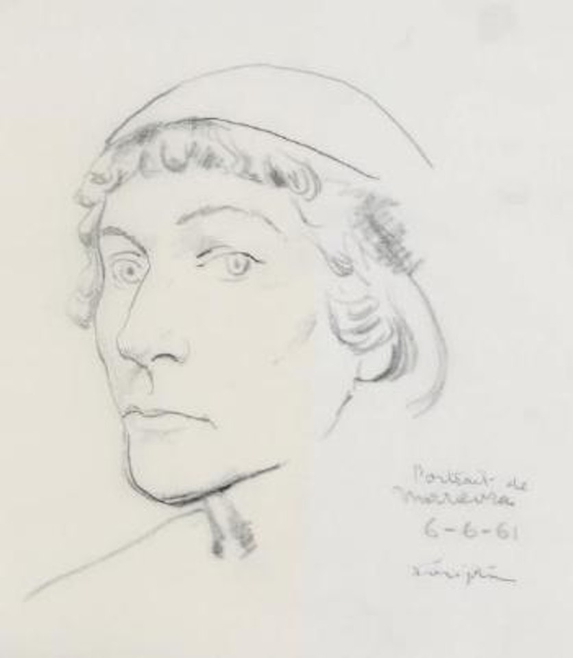 Portrait de Maevra by Leonard Tsuguharu Foujita