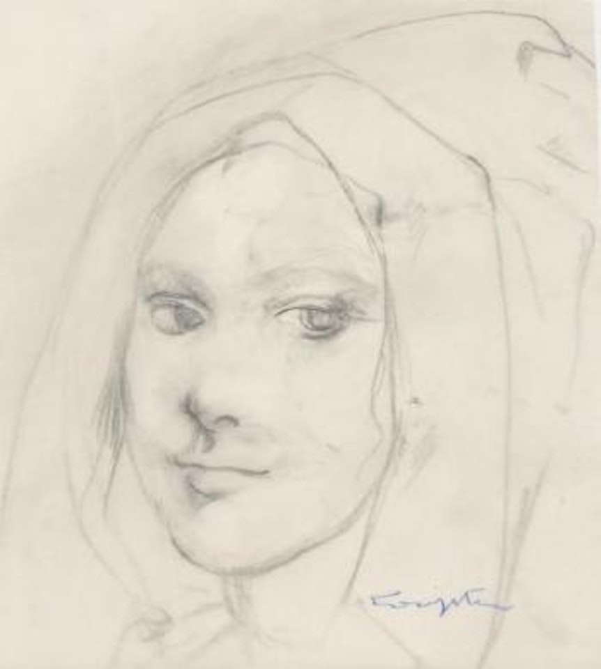 Visage by Leonard Tsuguharu Foujita