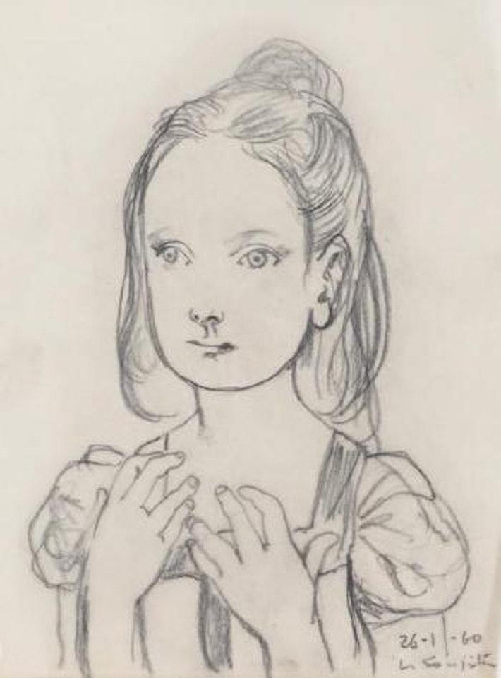 Concentration by Leonard Tsuguharu Foujita