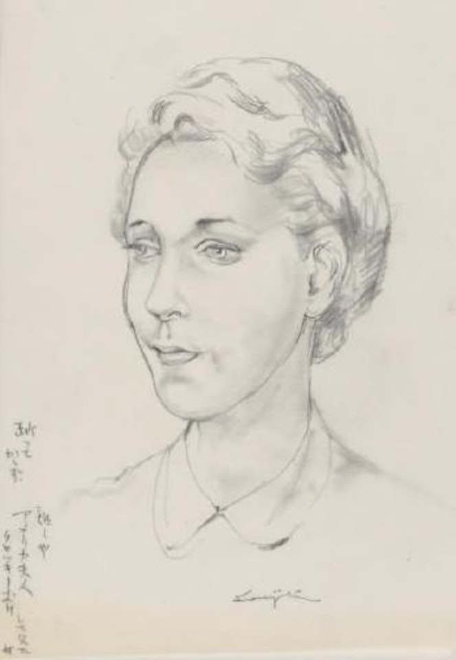 Portrait de femme by Leonard Tsuguharu Foujita