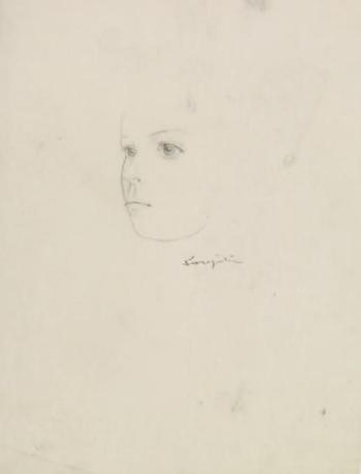 Etude de visage d'enfant by Leonard Tsuguharu Foujita