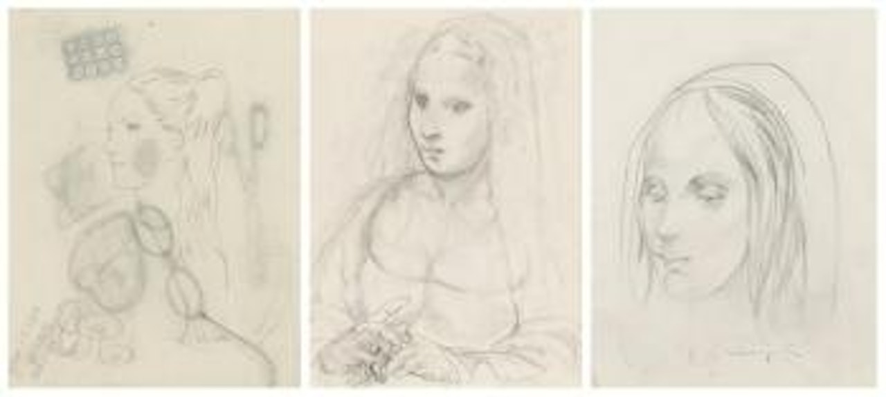 Etudes. Femme. Visage by Leonard Tsuguharu Foujita