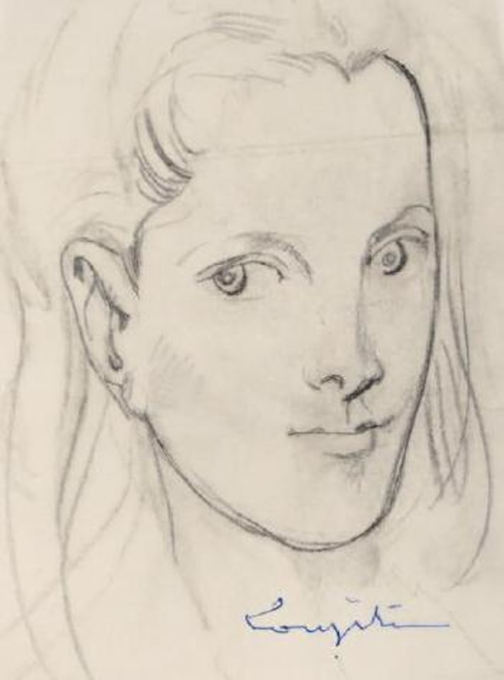 Visage de femme by Leonard Tsuguharu Foujita
