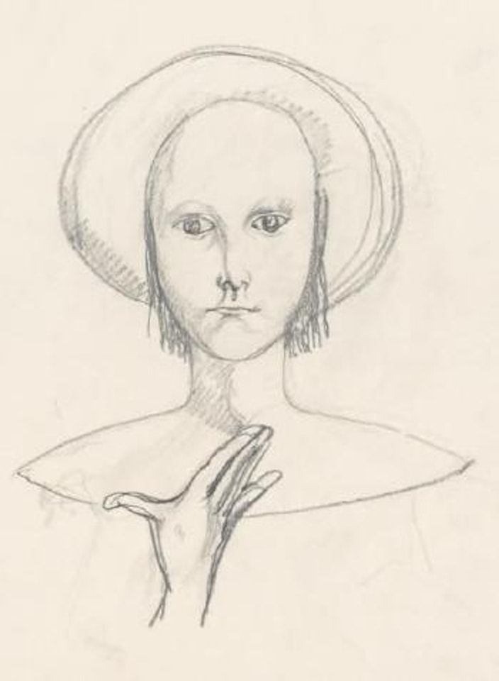 Fillette au chapeau by Leonard Tsuguharu Foujita