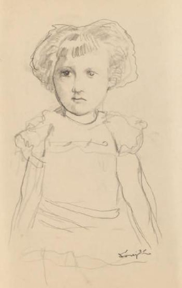 Jeune fille lassé by Leonard Tsuguharu Foujita