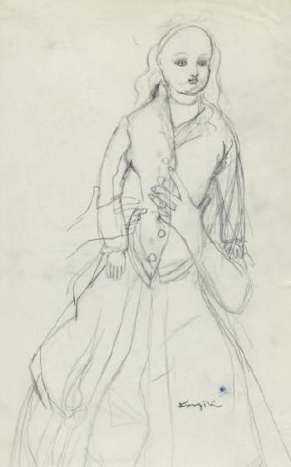 La poupée by Leonard Tsuguharu Foujita
