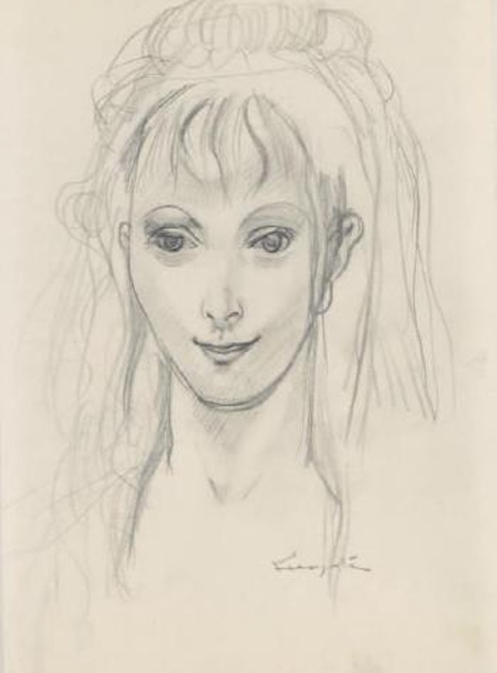 Jeune fille by Leonard Tsuguharu Foujita