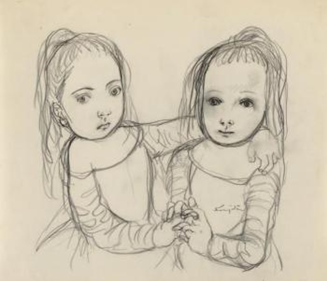 Inséparables by Leonard Tsuguharu Foujita