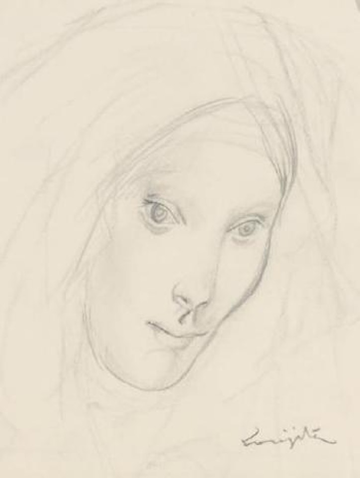 Visage by Leonard Tsuguharu Foujita