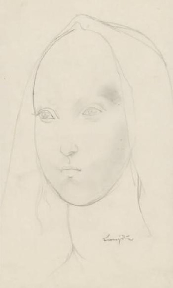Visage by Leonard Tsuguharu Foujita
