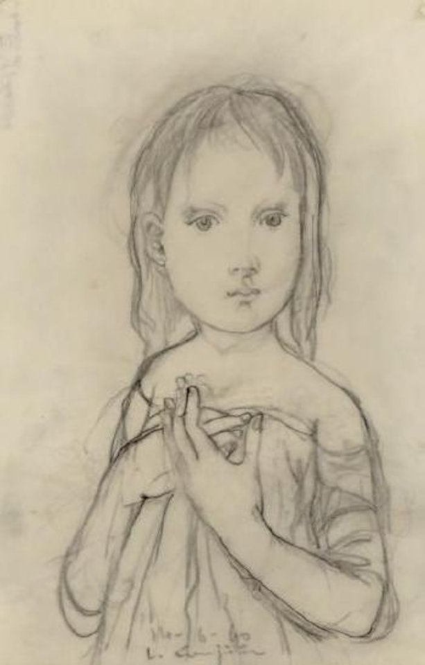 Fillette dubitative by Leonard Tsuguharu Foujita