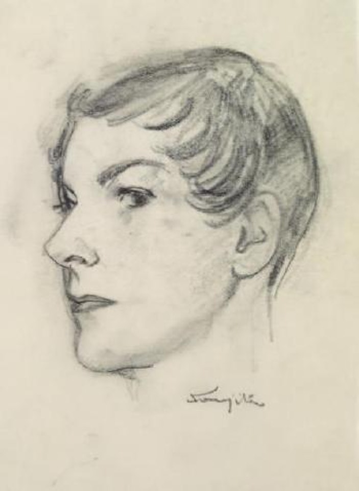 Visage de femme by Leonard Tsuguharu Foujita