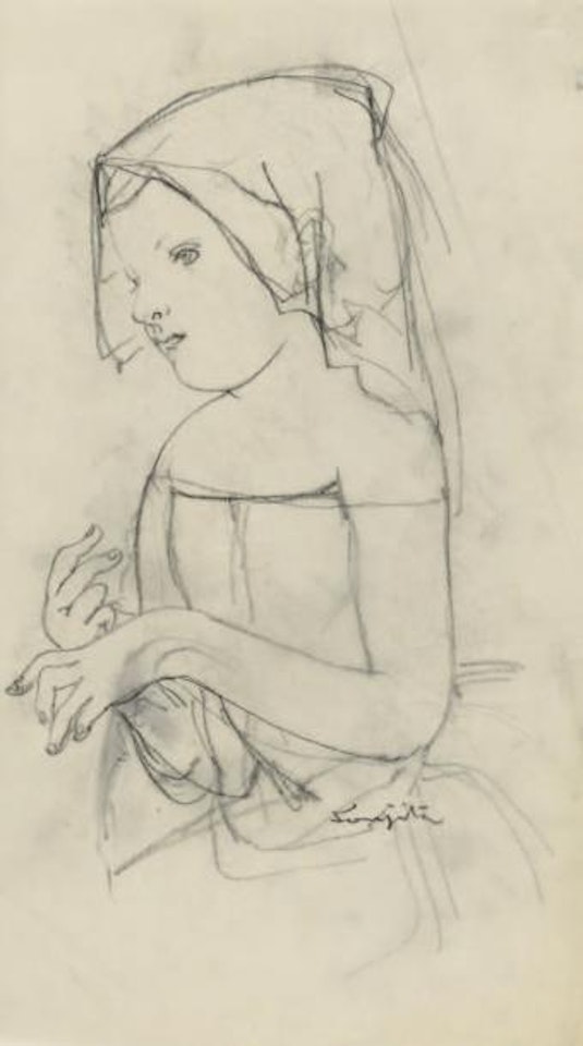 Le ménage by Leonard Tsuguharu Foujita