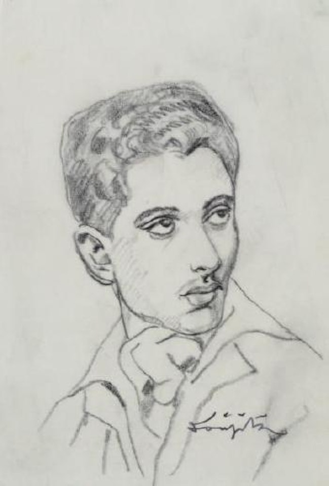 Portrait de Michel del Castillo by Leonard Tsuguharu Foujita