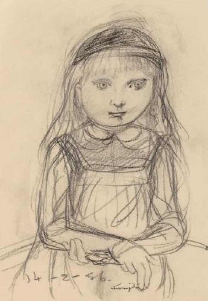 L'attente by Leonard Tsuguharu Foujita