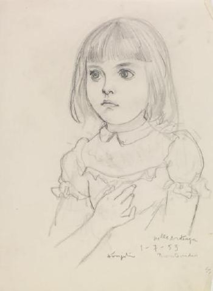 Mademoiselle Arteaga by Leonard Tsuguharu Foujita