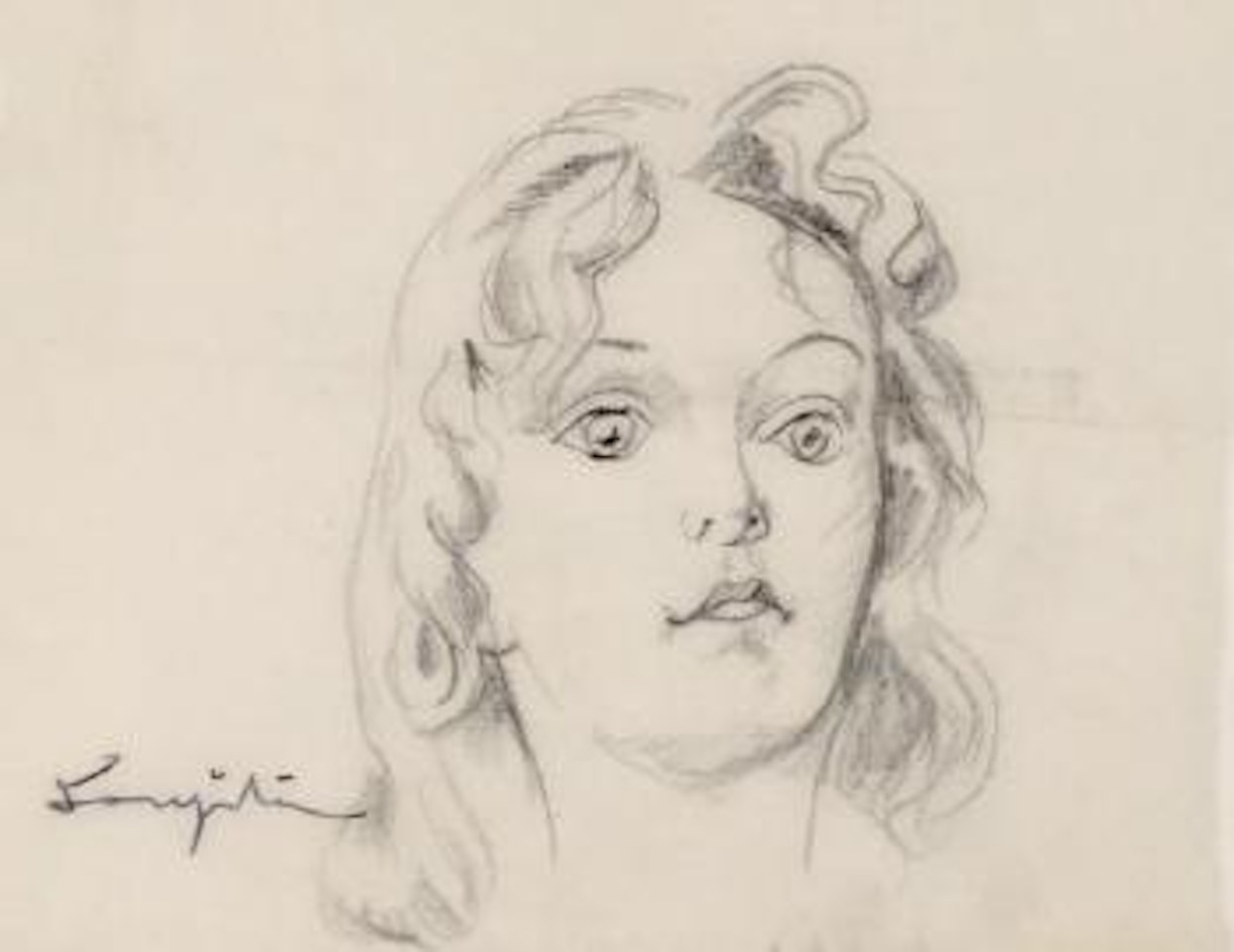 Visage by Leonard Tsuguharu Foujita