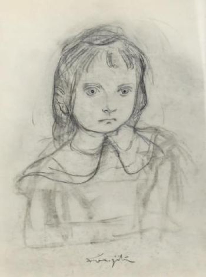 Jeune fille by Leonard Tsuguharu Foujita