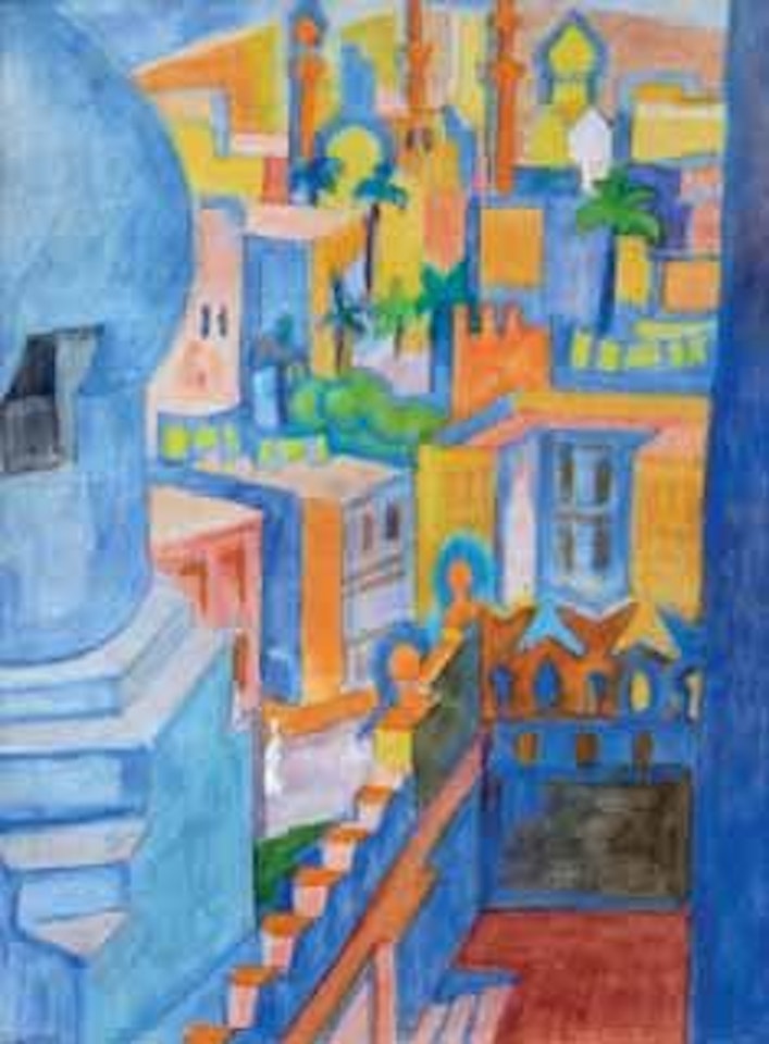 Les toits d'Alger by André Lhote