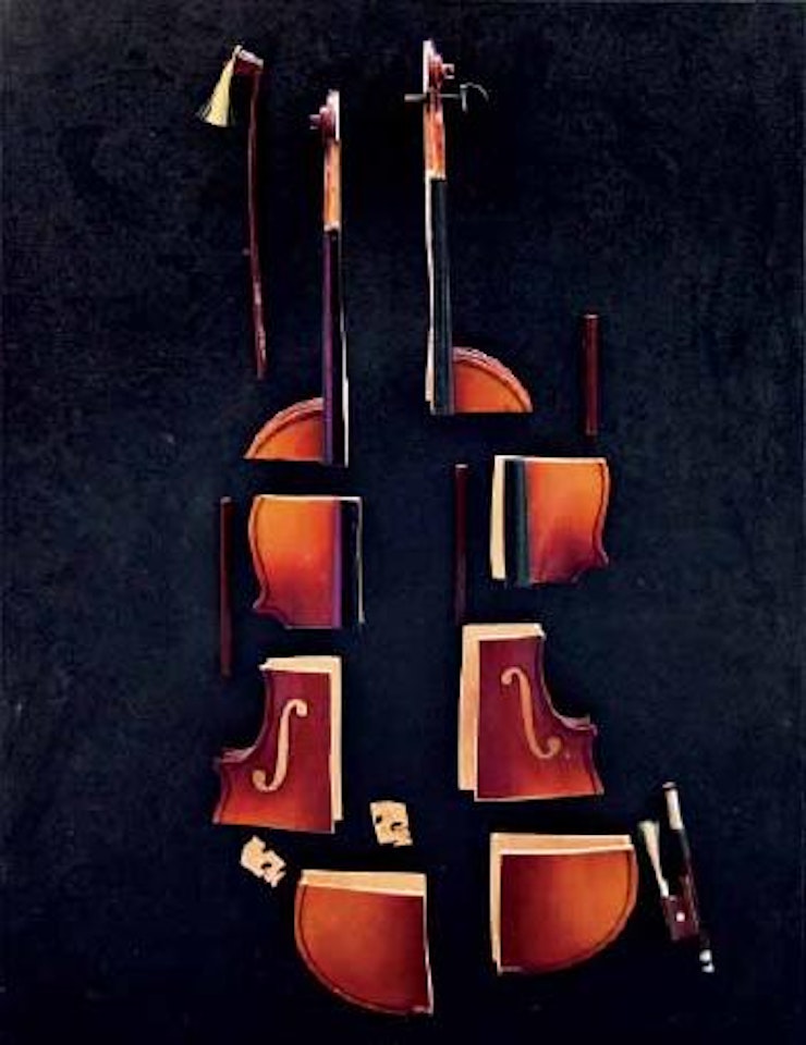 Sans titre, fond noir by Arman