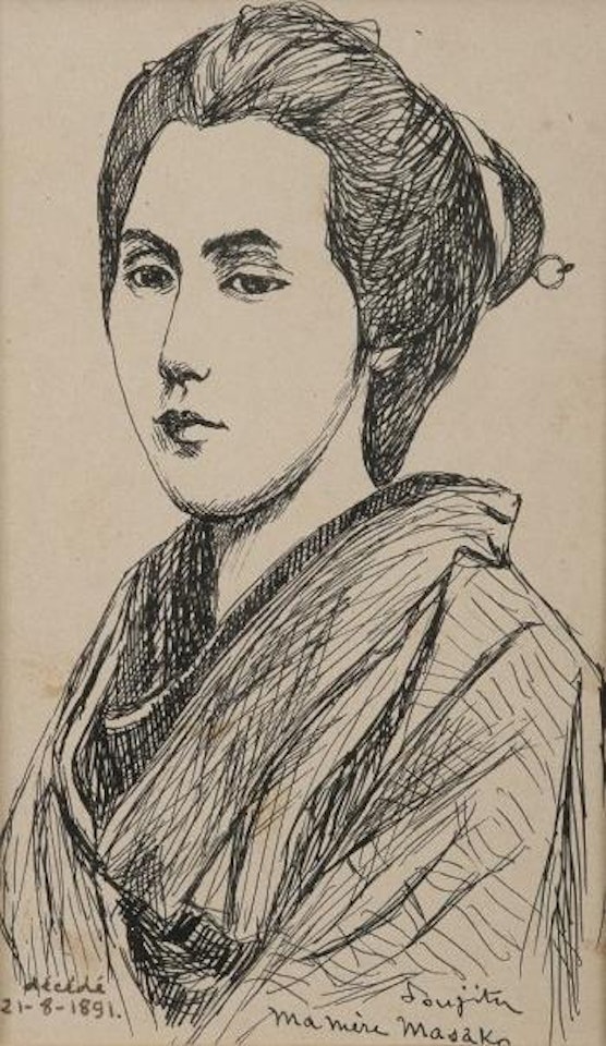 Ma mère Masako by Leonard Tsuguharu Foujita