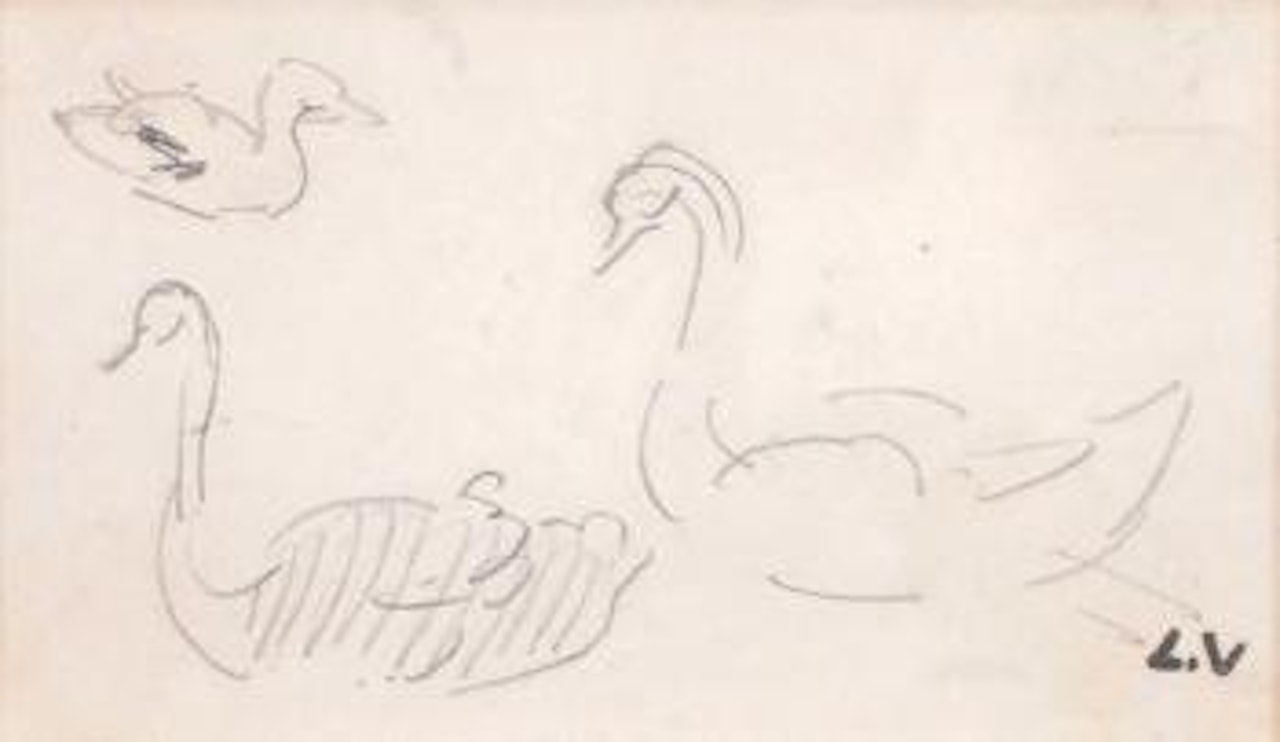 Les cygnes by Louis Valtat