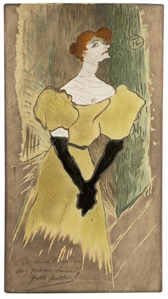 Yvette Guilbert by Henri de Toulouse-Lautrec
