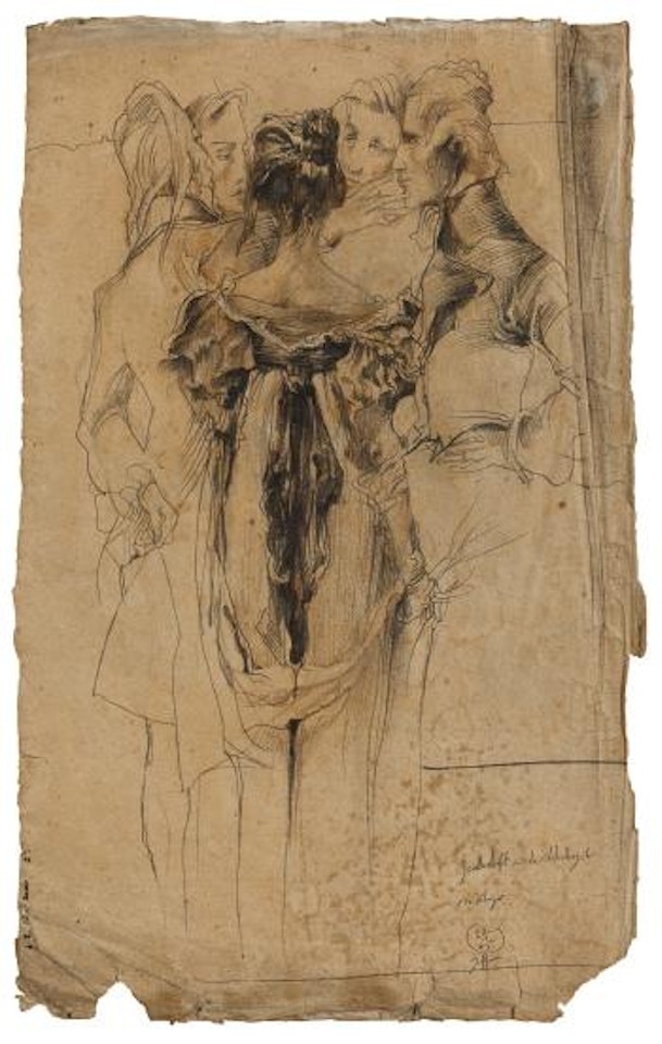 Gesellschaft Aus Der Wertherzeit Nach Klinger by Horst Janssen
