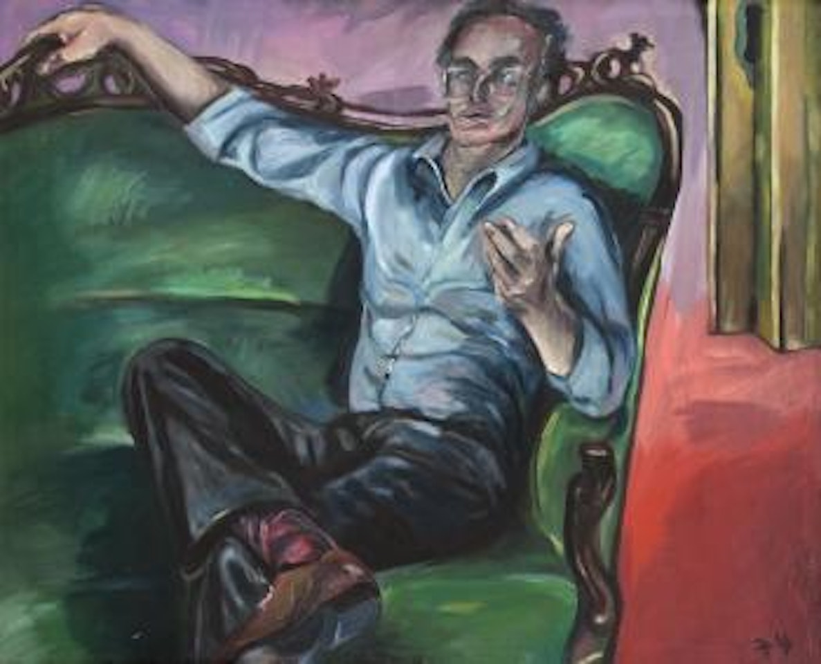 Hermann W. (portrait Hermann Wiesler) by Rainer Fetting