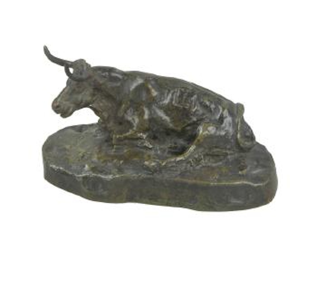 Texas Longhorn by Charles M Russell