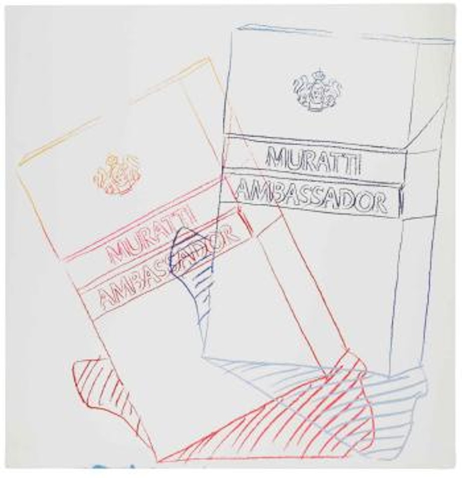 Muratti Ambassador (See F & S IIIB.27) by Andy Warhol