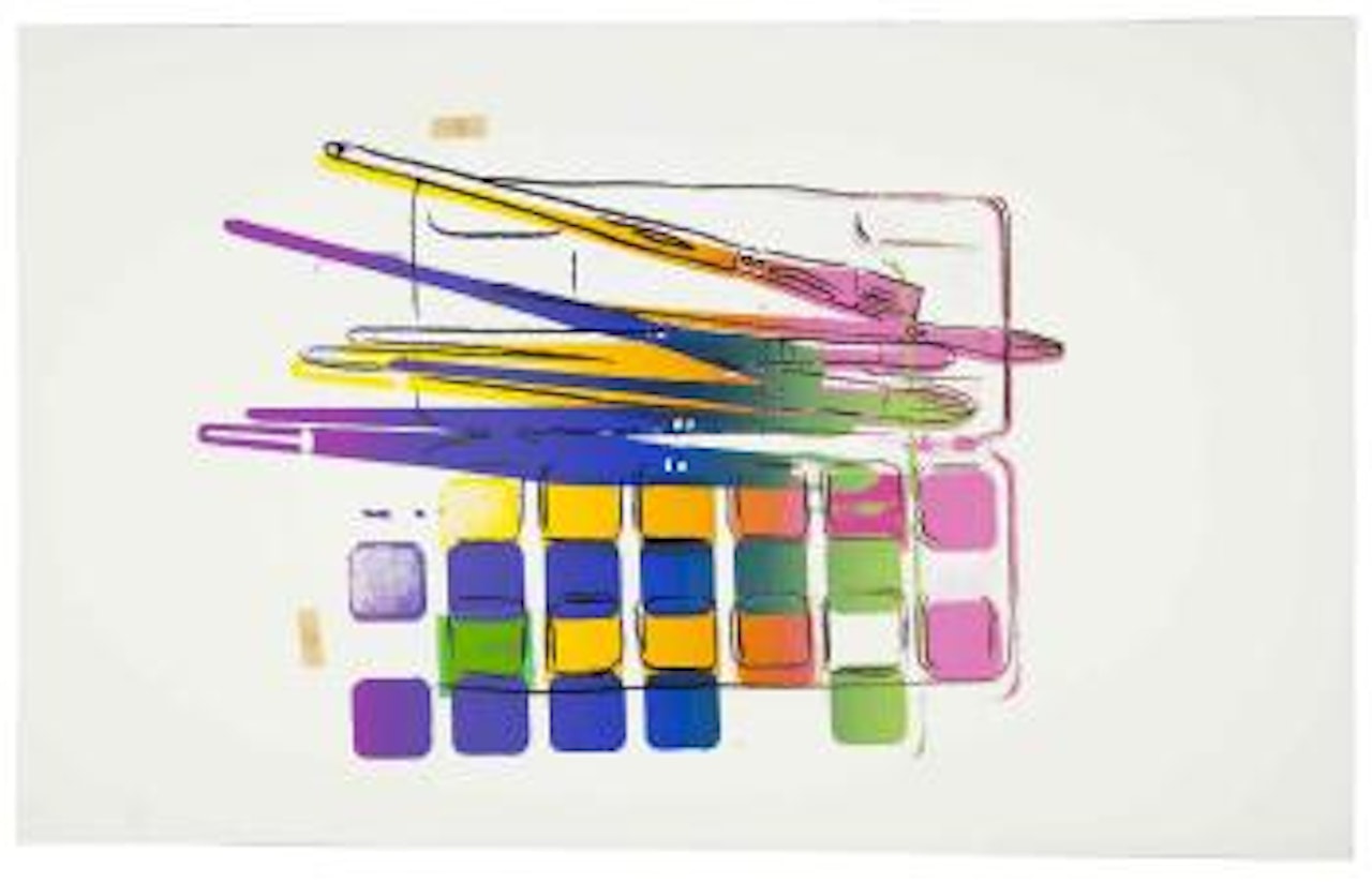 Watercolor Paint Kit with Brushes (See F & S IIIA.33[a]) by Andy Warhol