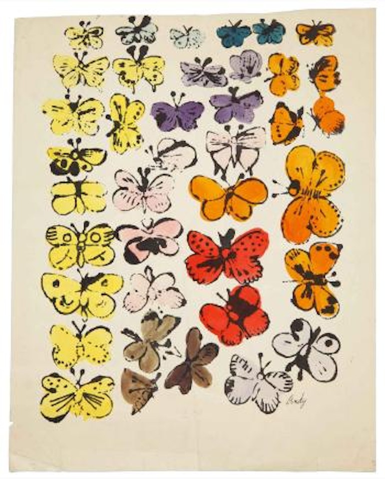 Happy Butterfly Day by Andy Warhol