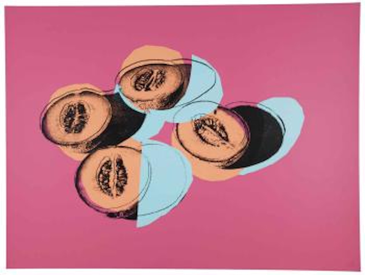 Space Fruit: Cantaloupes II (See F & S II.198) by Andy Warhol